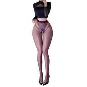 Brakama™ Aura Butterfly Crotchless Shimmer Tights